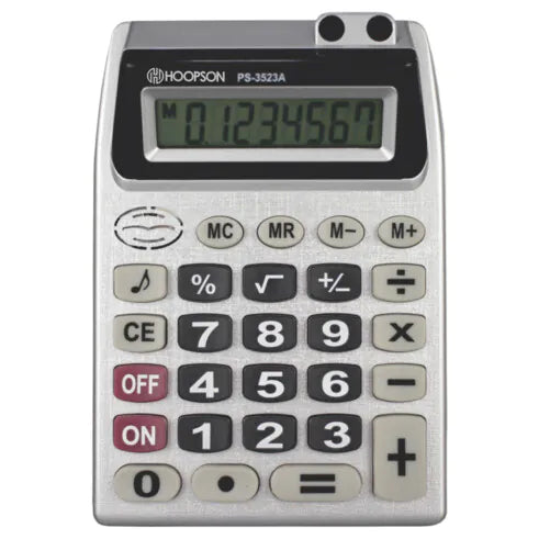 Calculadora 8 Digitos Numeros Grandes Função Raiz Quadrada Hoopson PS-3523A