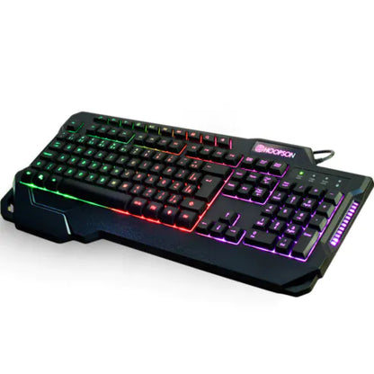 Teclado gamer preto Led RGB 19 teclas anti-ghosting Hoopson TPC-071