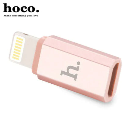 Adaptador De Celular IOS Lightning Para Micro USB V8 Hoco - USB ADAPTER