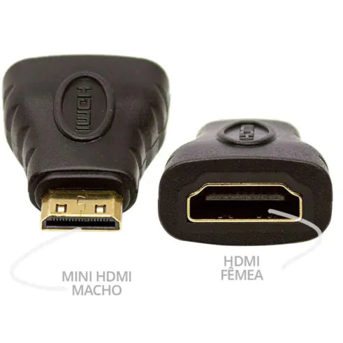 Adaptador Mini HDMI Fêmea Para Mini HDMI Macho EXBOM - 01221