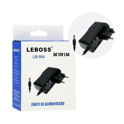 Fonte De Alimentação 12V 1.5A para CFTV Leboss - LB-564