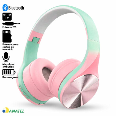 Headphone Bluetooth 5.3 Sem Fio LEHMOX - LEF-1060