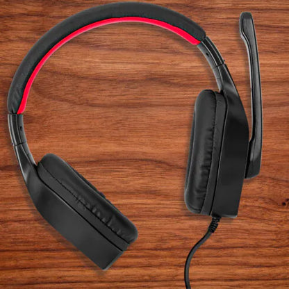 Headset Gamer com Fio Xtrike-ME HP-312 PC PS4 Xbox Vermelho