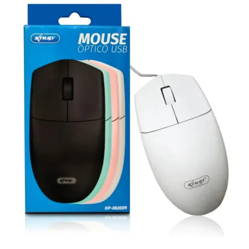 Mouse Óptico Usb com Fio Knup - KP-MU009