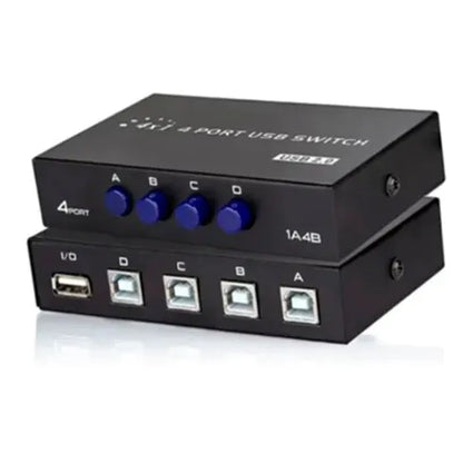 Hub Switch USB 4 Portas Tipo B 1 Usb A KNUP - KP-SW102