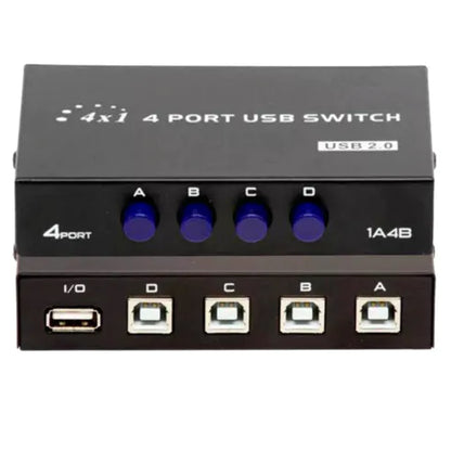 Hub Switch USB 4 Portas Tipo B 1 Usb A KNUP - KP-SW102