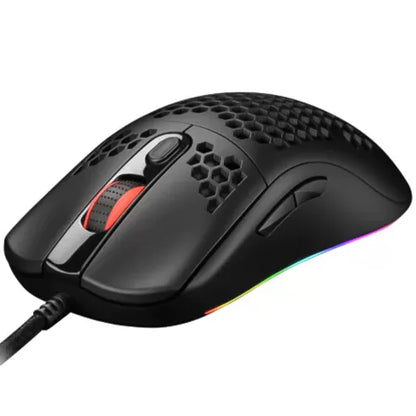 Mouse Gamer RGB 6200DPI 7 Botões Pixart 3327 REVENGER - MO-TGR002