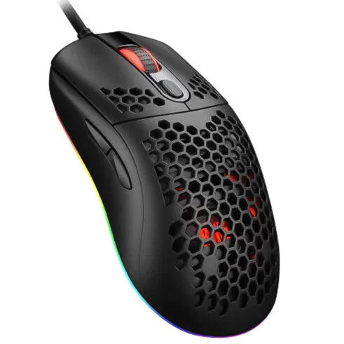 Mouse Gamer RGB 6200DPI 7 Botões Pixart 3327 REVENGER - MO-TGR002