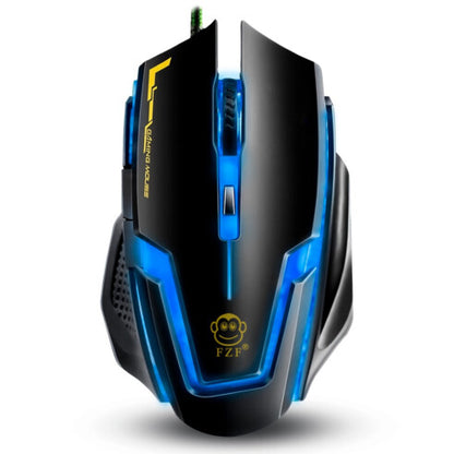 Mouse Gamer Usb Com Led 3600 Dpi Ajustavel Ebai - FZF-A9