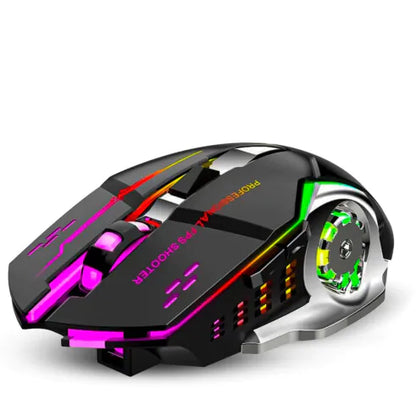 Mouse Gamer USB Com LED 4800 DPI 6 Botões EBAI - FZF-F9