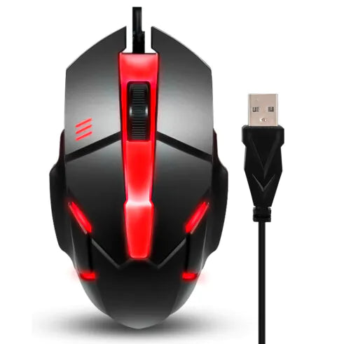 Mouse Gamer USB com LED EBAI - FZF-M179