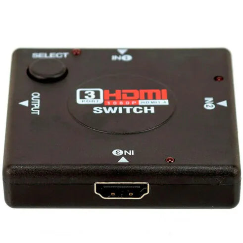 Switch Hdmi com 3 Entradas e 1 Saída Exbom - 0531