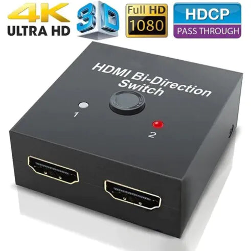 Switch HDMI Bi-Direcional HD 3D/4K Knup - KP-3474