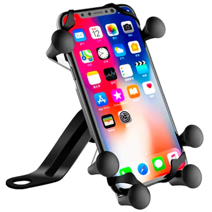 Suporte para Celular para Motos com Carregador USB OBERON - OR-SP009